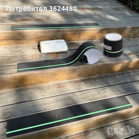 Комплект 5 броя светещи противоплъзгащи ленти за стълби 4857, снимка 9 - Други стоки за дома - 53308313