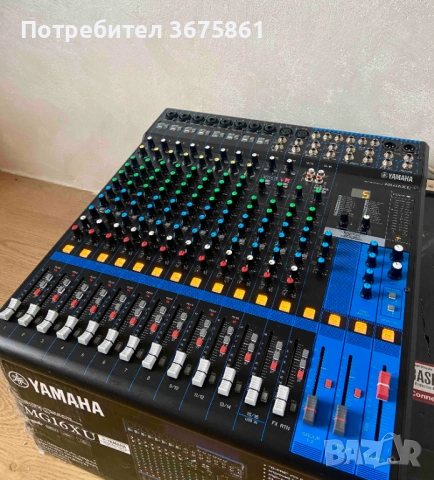 YAMAHA MG-16XU    Аудио Миксер, снимка 3 - Ресийвъри, усилватели, смесителни пултове - 53882247