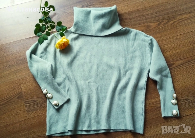 Прекрасен италиански пуловер, вискоза, размер М-Л, перфектен