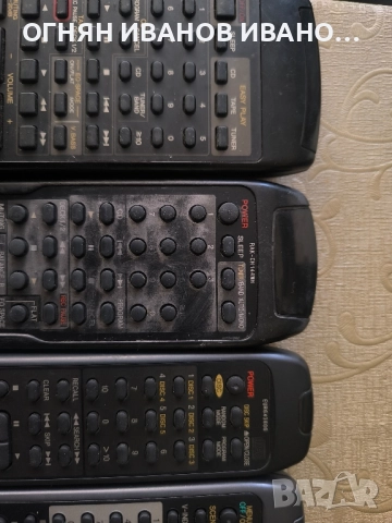 Technics/Panasonic/JVC/Teac/Pioneer/Yamaha оригинални дистанционни , снимка 3 - Ресийвъри, усилватели, смесителни пултове - 52520575