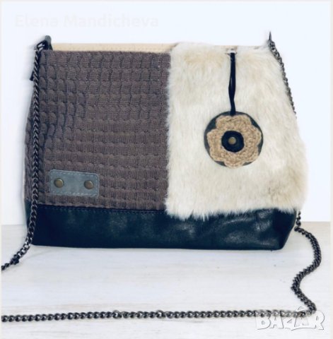 Бохо чанта от Happy Owls Antoinette Deli Atelier, естествена кожа, снимка 2 - Чанти - 44156766