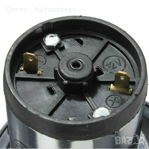 Ретро тромба клаксон 12V 110dB с компресор, снимка 4 - Аксесоари и консумативи - 54196227