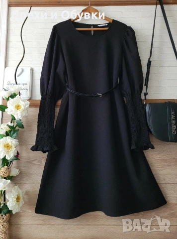 Черна елегантна официална рокля , снимка 6 - Рокли - 54095837