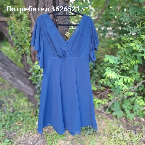 Елегантна, стилна и ефирна рокля Swing Curve, размер 44, снимка 2 - Рокли - 50339269