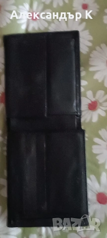 Кожен мъжки портфейл Hugo Boss, снимка 2 - Портфейли, портмонета - 53227957