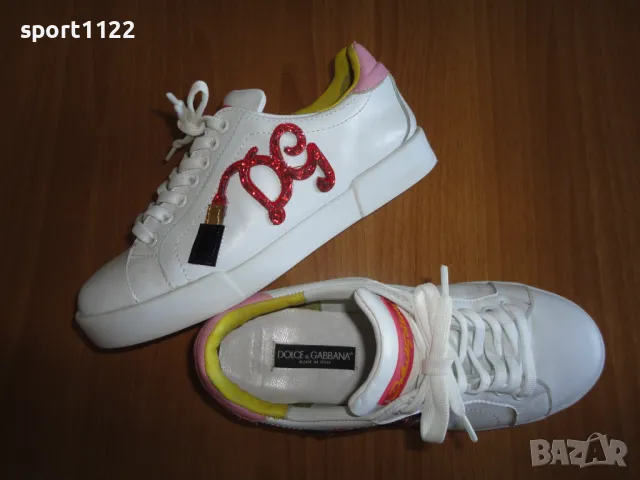 N37 Dolce&Gabbana/естествена кожа/дамски кецове