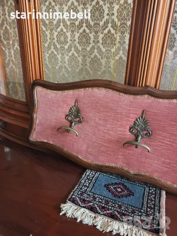Старинна стенна закачалка , снимка 3 - Закачалки - 56507396