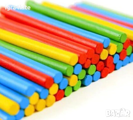 Evergreen Дървено сметало с плочки и пръчици / логическа таблица Абакус математика, снимка 7 - Образователни игри - 42853545