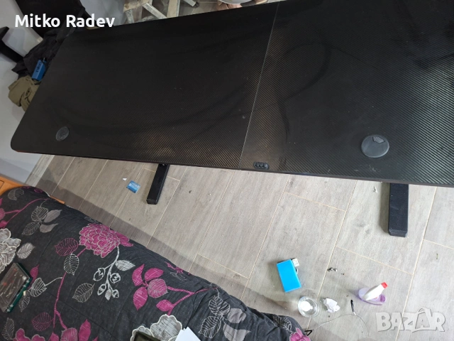 Геймърско бюро "L-shaped", черно, снимка 4 - Бюра - 53288341