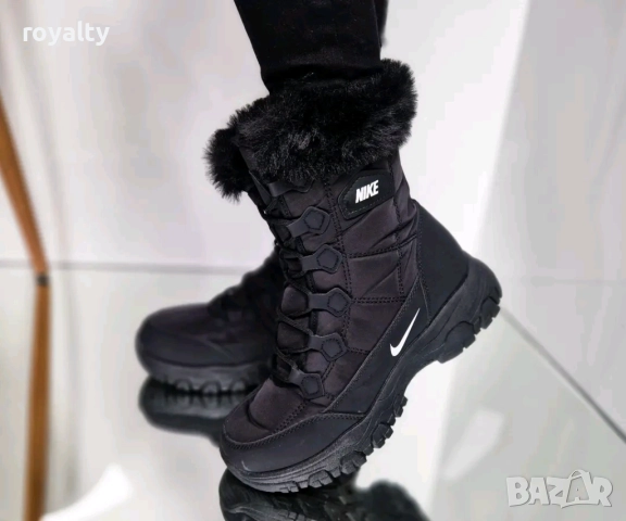 Nike Спортни Черни Дамски Апрески С Вата (36-41), снимка 2 - Дамски апрески - 52429133