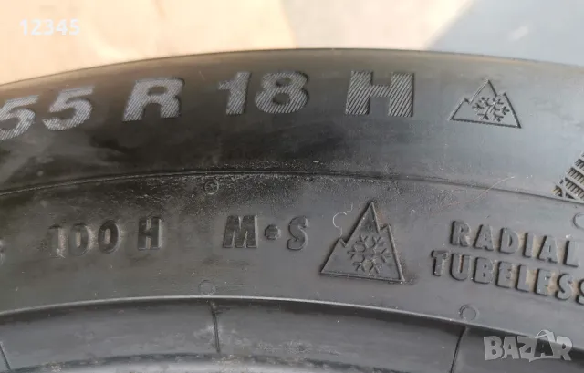 235/55R18 continental-№843, снимка 5 - Гуми и джанти - 48648321