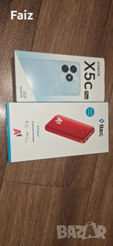 Най-добра цена! Телефон Honor X5c plus + преносима батерия 2 години гаранция.