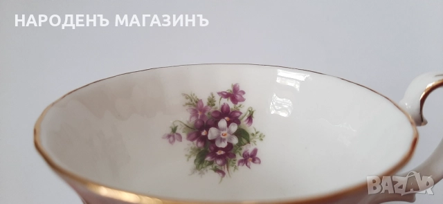 ROYAL ALBERT - порцелан чаши сервиз чай кафе чинии 2 двойни сета , снимка 11 - Други ценни предмети - 52169912