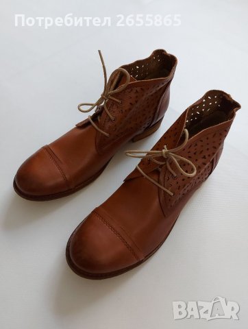 Дамски кожени боти р.41