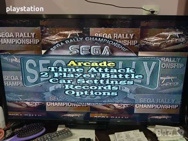 Оригинална ретро конзола Sega Saturn PAL (Пълен комплект с кутия и игра), снимка 4 - Други игри и конзоли - 56237682