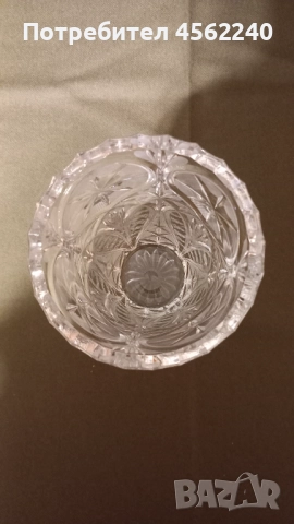 Красива ваза - оловен кристал, снимка 3 - Декорация за дома - 51613667