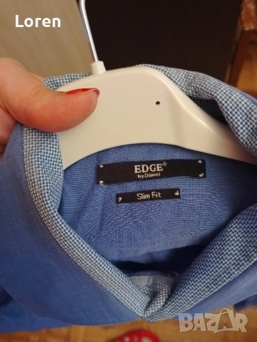 Синя мъжка риза, снимка 16 - Ризи - 49541675