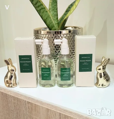 ЛОТ 2 спрея за косопад без отмиване на Aromatica Rosemary Root Enhancer коса 