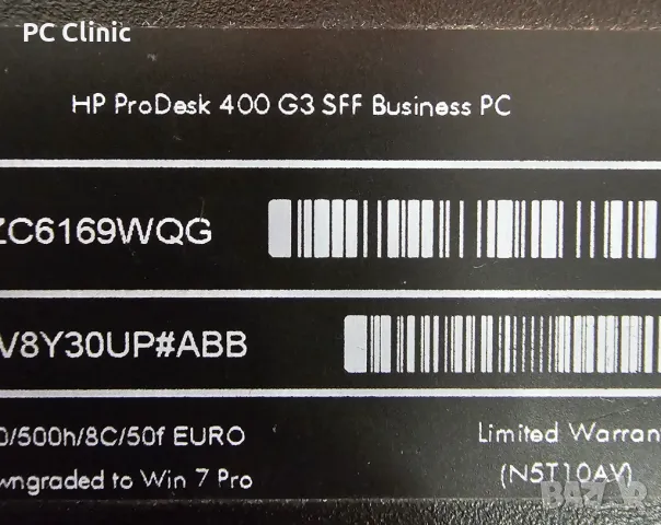 HP ProDesk G3 400 SFF intel core i5 6400 3.30Ghz | 8GB DDR4 РАМ | 500GB HDD | мини офис компютър pc, снимка 9 - Работни компютри - 47951176
