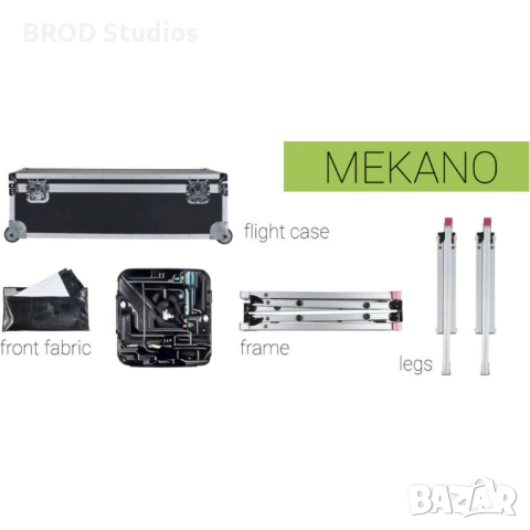 ScreenLine MEKANO 185" 400x250 см 16:10 Преносим екран със сгъваема рамка , снимка 2 - Плейъри, домашно кино, прожектори - 52562658