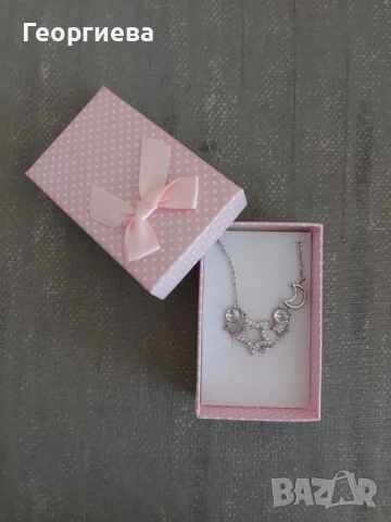 Сребърна гривна и обеци, снимка 2 - Бижутерийни комплекти - 50562086
