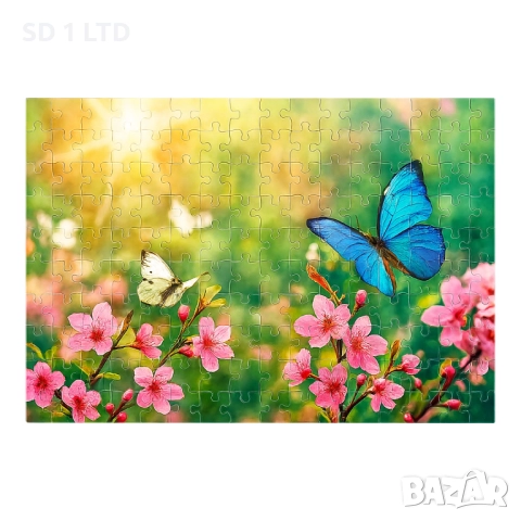 Пъзел с ваша снимка 8х10 А5 80 части персонален подарък пъзел по ваш дизайн рекламен пъзел