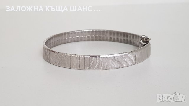 Vintage, стара красива сребърна гривна от 70-те години, 835 проба ! , снимка 4 - Антикварни и старинни предмети - 40298251