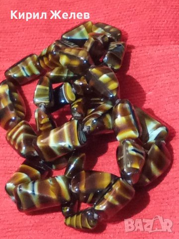 НАТУРАЛЕН ЯСПИС СТАРО КОЛИЕ СКЪПОЦЕНЕН КАМЪК 6390, снимка 11 - Антикварни и старинни предмети - 29555354