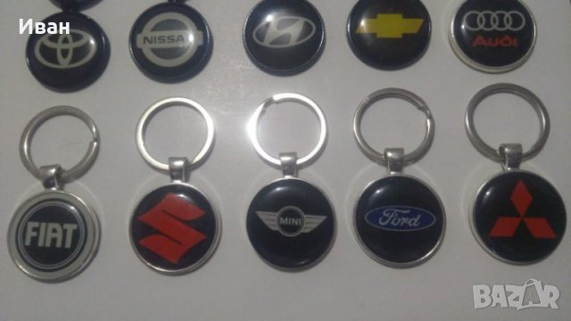 Ключодържател от лек метал черен с емблеми на марка кола автомобил джип ван бус , снимка 6 - Аксесоари и консумативи - 29186772