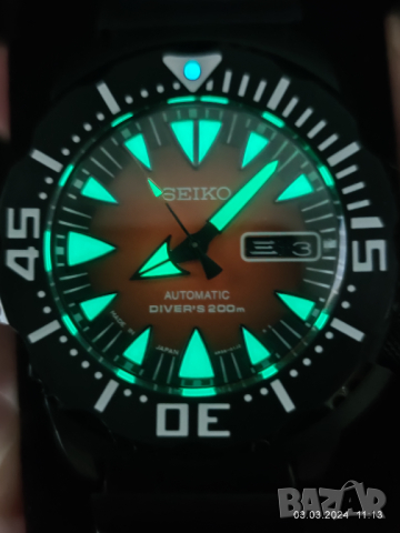 Часовник Seiko SRP311 Halloween Monster diver 2nd gen, снимка 3 - Мъжки - 41848660