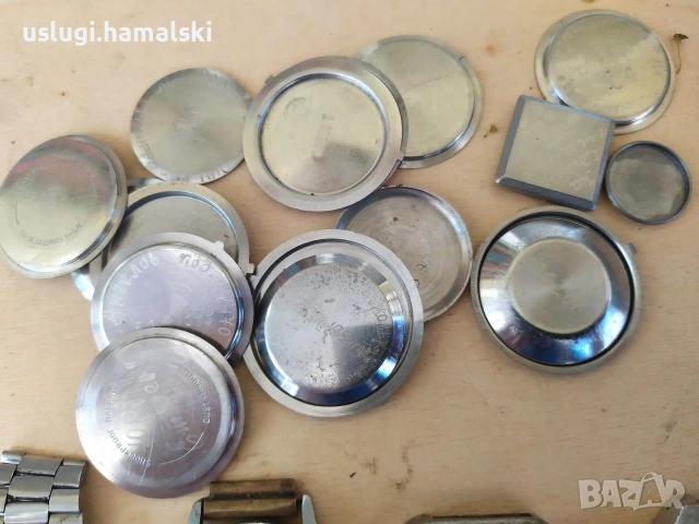 Лот стари руски часовници и капаци, снимка 5 - Антикварни и старинни предмети - 54329899