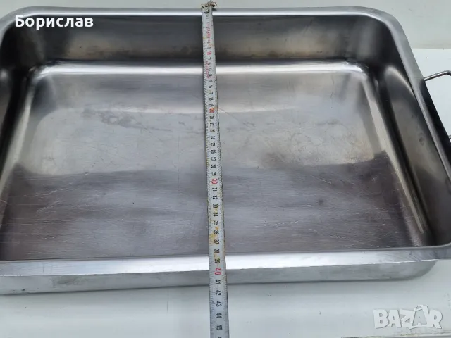 Хромирана, неръждаема тава, снимка 4 - Съдове за готвене - 49909339