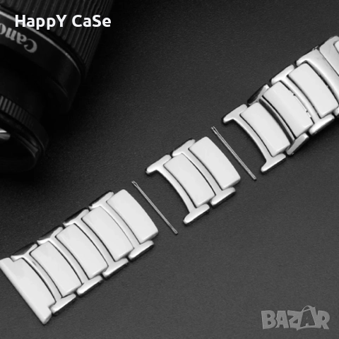 CERAMIC 2 Керамична каишка за Huawei Watch/Samsung/Apple/Garmin/Xiaomi/Amazfit, снимка 11 - Каишки за часовници - 51447494