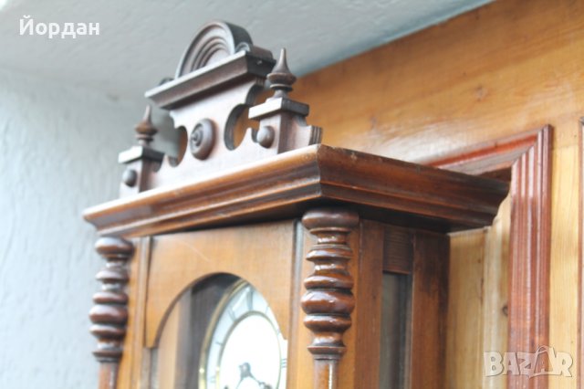 Немски стенен часовник Юнгхаус , снимка 6 - Антикварни и старинни предмети - 37436387