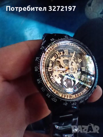 WINNER автоматичен часовник,циферблат скелет, снимка 3 - Мъжки - 40845034