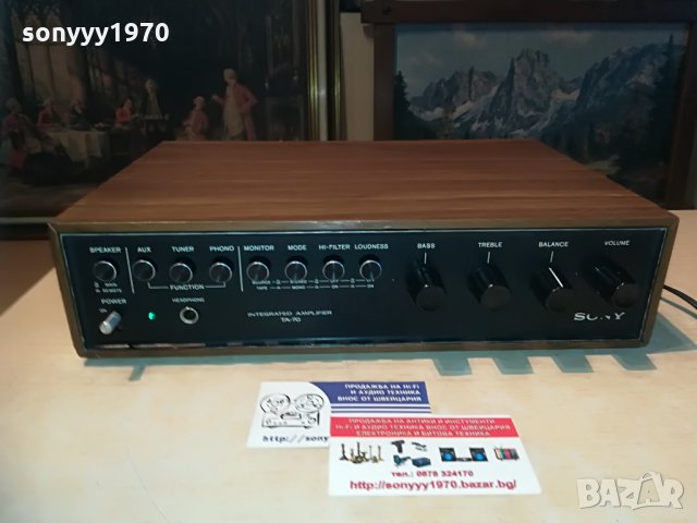 🛑SONY RETRO AMPLIFIER-MADE IN JAPAN, снимка 6 - Ресийвъри, усилватели, смесителни пултове - 29098715