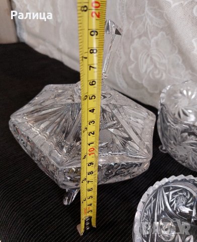Комплект, бонбониери и купи, чешки кристал , снимка 8 - Декорация за дома - 42758990