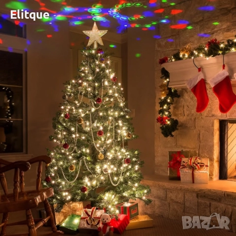 3D прожектор за Елха 6 Визии - Звезда ТОП ПРОДУКТ ЗА 2025, снимка 3 - Други стоки за дома - 52650355