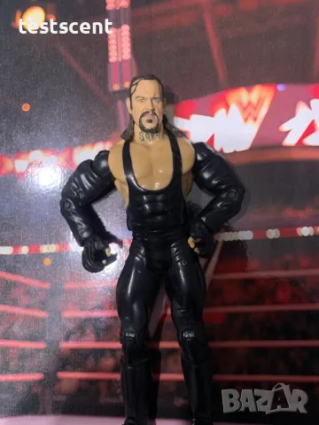 Екшън фигура WWE The Undertaker Гробаря Jakks Black No jacket играчка , снимка 3 - Фигурки - 48504061