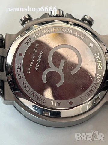 Мъжки черен ръчен часовник GC - Y44008G2MF, снимка 4 - Мъжки - 51257305