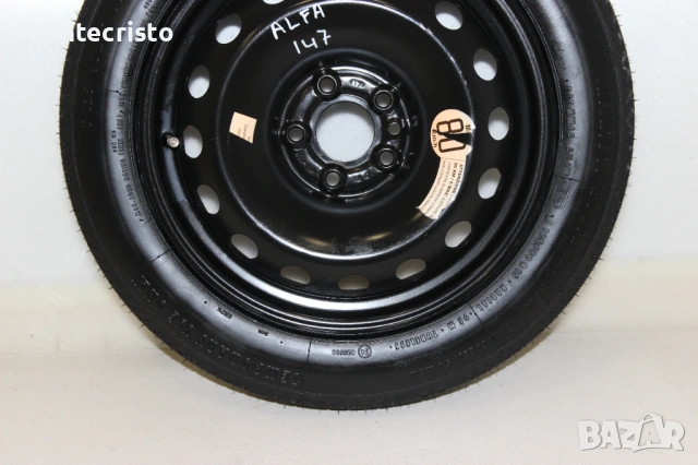 Резервна гума патерица Alfa Romeo 147 (2000-2007г.) Fiat Tipo (2015-2023г.) 58.1 / 5x98 / Alfa 147, снимка 3 - Гуми и джанти - 54289298