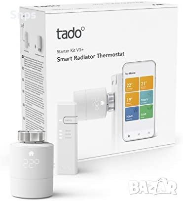 Интелигентен радиаторен термостат - Стартов комплект V3+ -Съвместим с Alexa, Siri и Google Assistan , снимка 7 - Радиатори - 38291269
