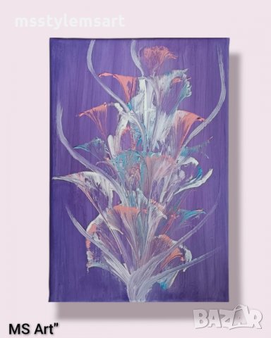 Еуфория"! Абстрактна картина! Ръчна изработка!, снимка 1