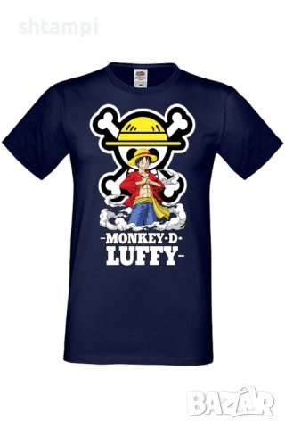 Мъжка тениска One Piece 07,Анимация,игра,Празник,Повод,, снимка 6 - Тениски - 38096790