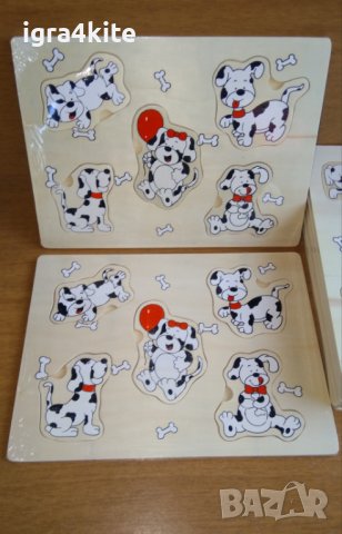 3 модела дървени дъски с животни ТОП! жираф, калинка и далматинец, снимка 8 - Образователни игри - 38562786