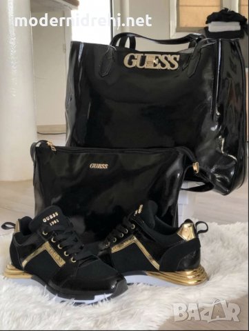 Дамски спортни обувки и чанта Guess код 88, снимка 1 - Дамски ежедневни обувки - 29130252