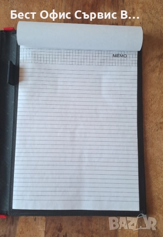 папка луксозна за документи черен с червено без/с цип Марксман Marksman А4, снимка 4 - Ученически пособия, канцеларски материали - 52317703