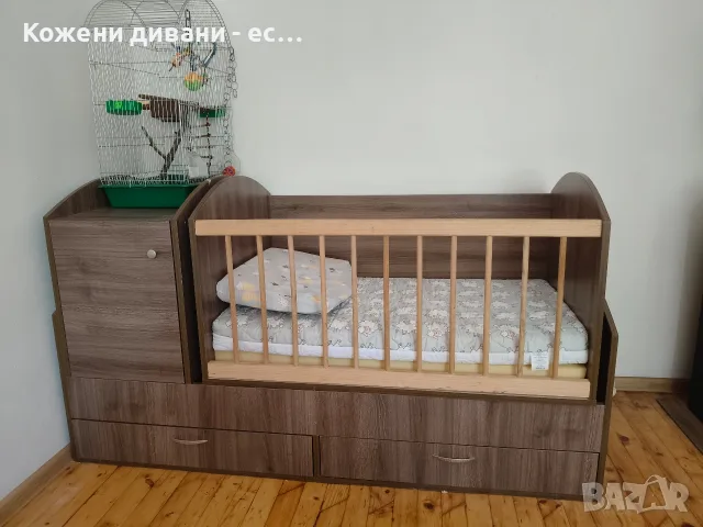 бебекко/детско легло с нов матрак , снимка 2 - Бебешки легла и матраци - 56072181