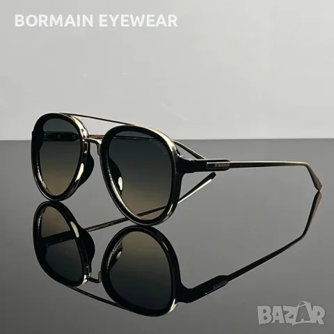 Слънчеви очила BorMain August нови, черно и златно, UV400 защита, снимка 3 - Слънчеви и диоптрични очила - 56209325