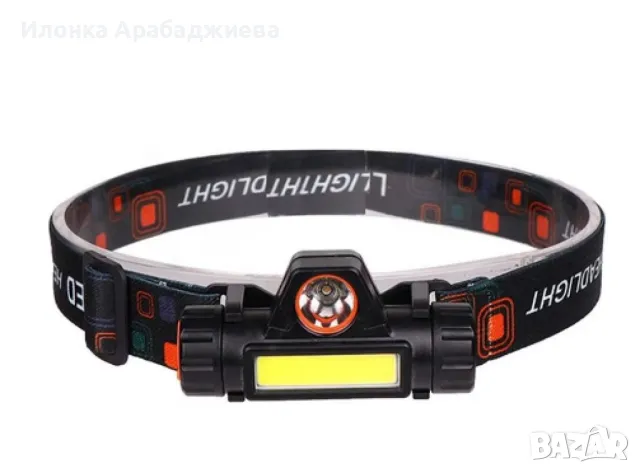 FL 61 Челник с регулируема LED и COB яркост, магнитен клипс и USB зареждане, снимка 12 - Къмпинг осветление - 49263278